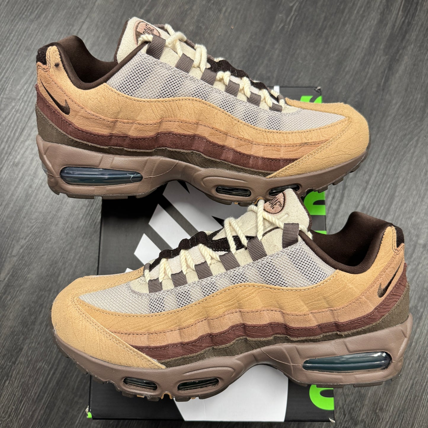Nike Air Max 95 Big Bubble Ducks of a Feather Oregon Ducks Lumber Yard U10