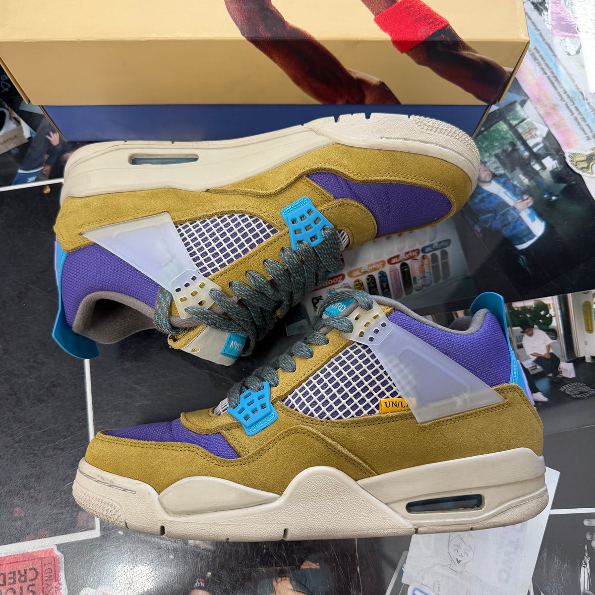 Jordan 4 Retro Union Desert Moss U9