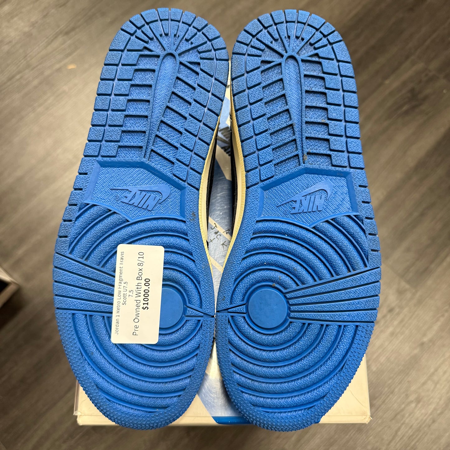 Jordan 1 Retro Low Fragment Travis Scott U7.5