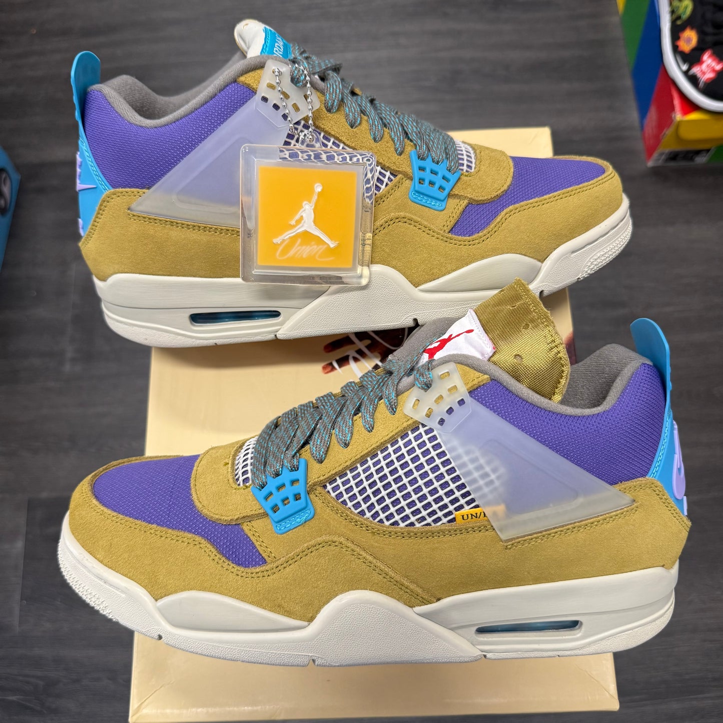 Jordan 4 Retro Union Desert Moss U11