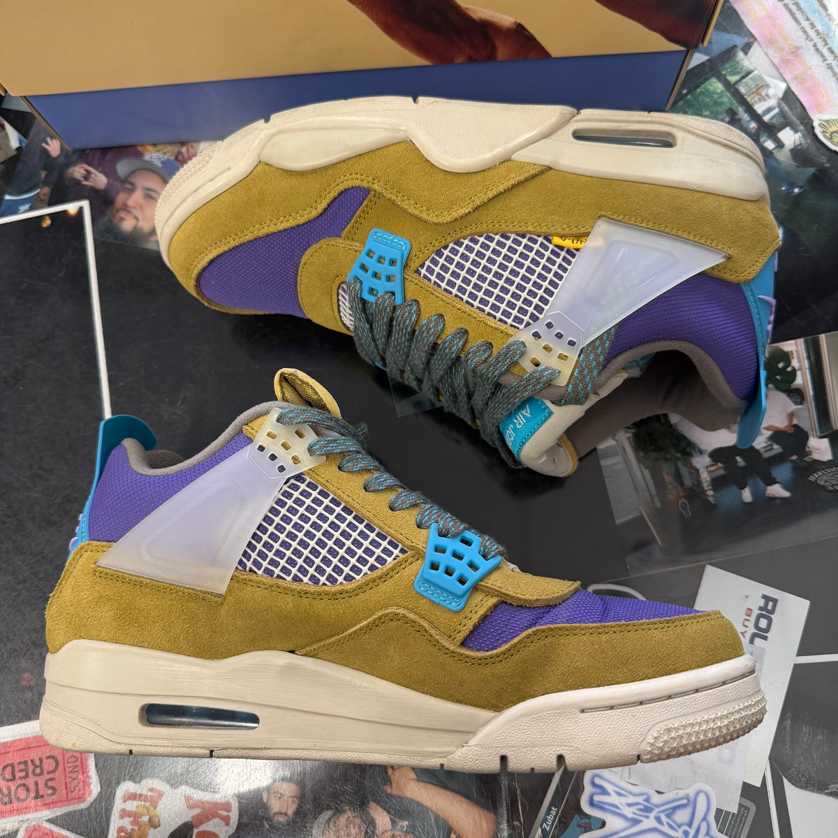 Jordan 4 Retro Union Desert Moss U9
