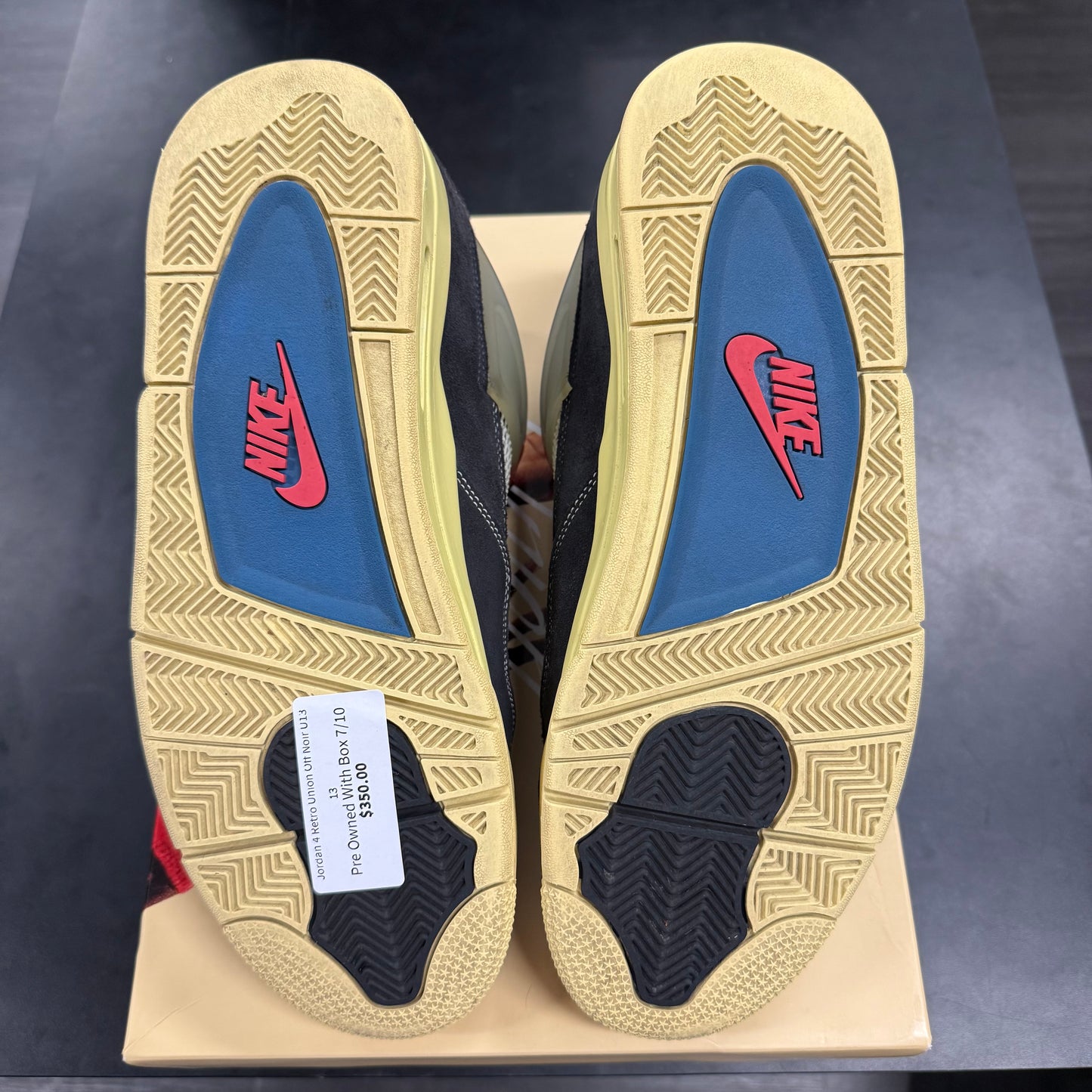 Jordan 4 Retro Union Off Noir U13