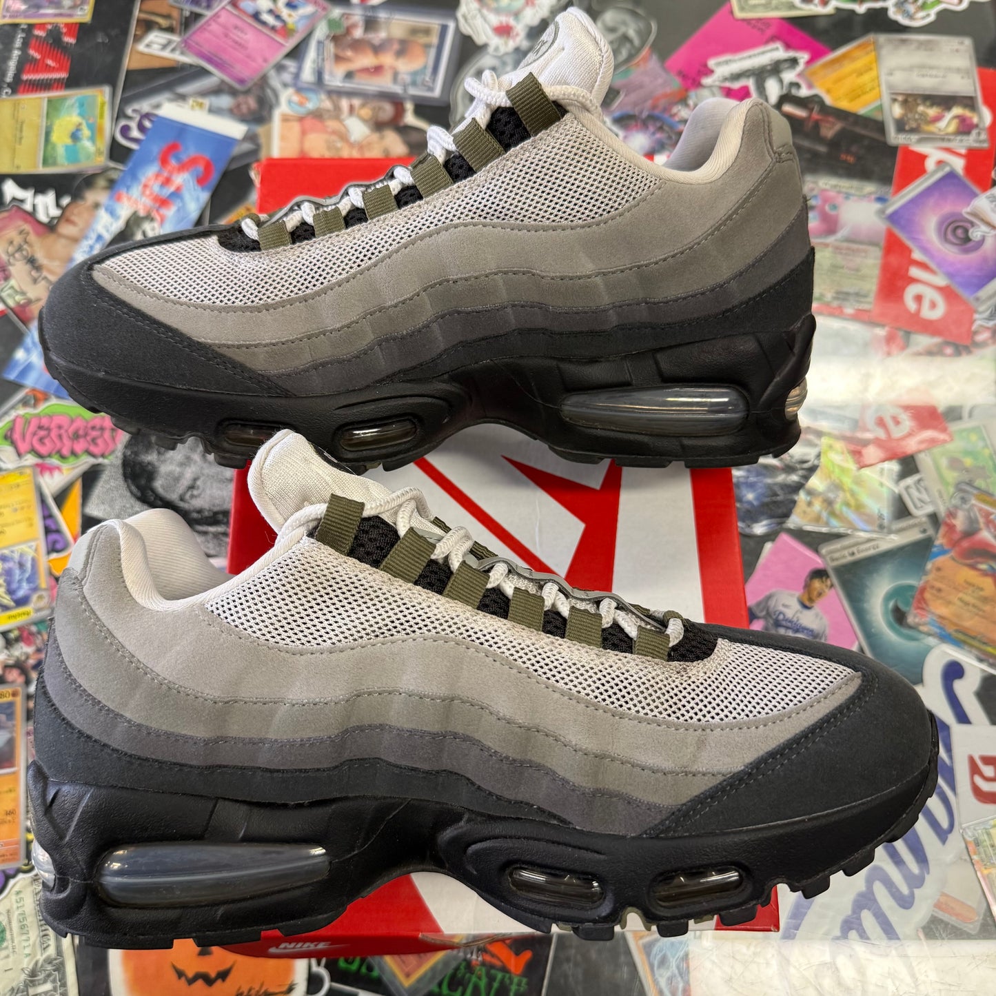 Nike Air Max 95 OG Big Bubble Black Medium Olive (Women's)
