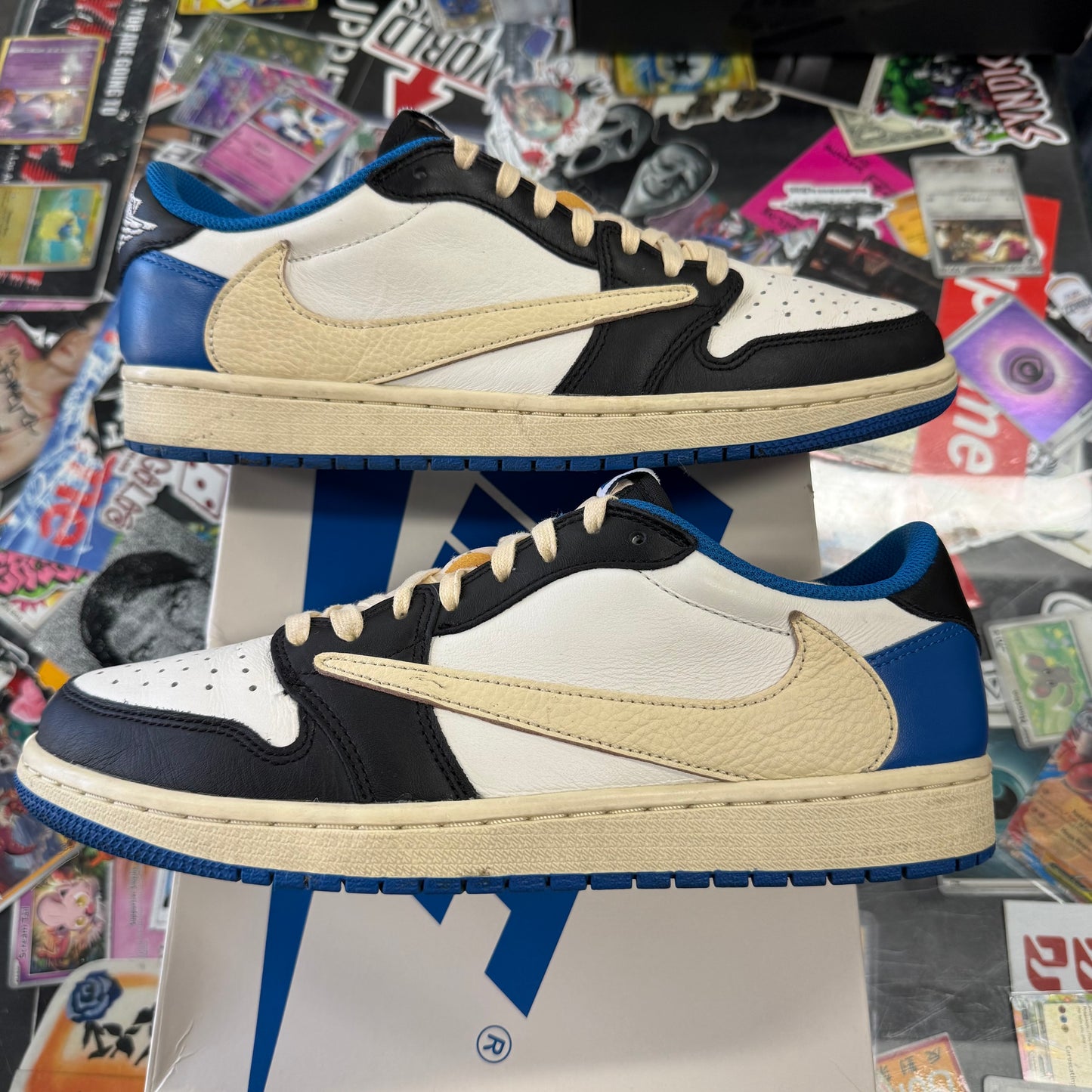 Jordan 1 Retro Low Fragment Travis Scott U9.5