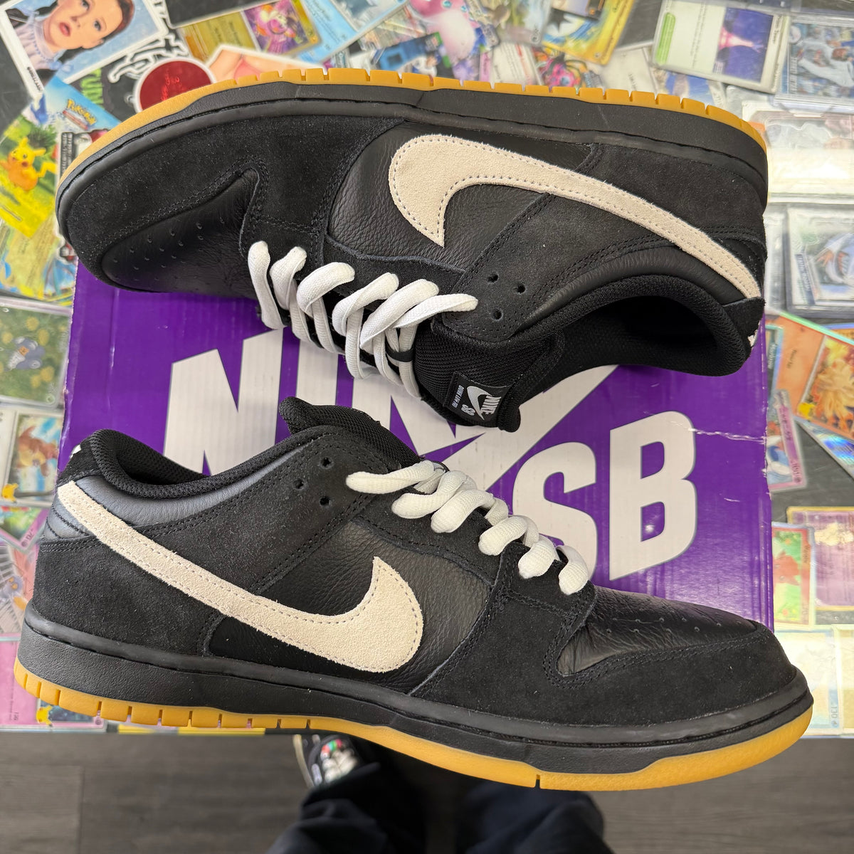 Nike Dunk Low Pro SB Black White Gum U11