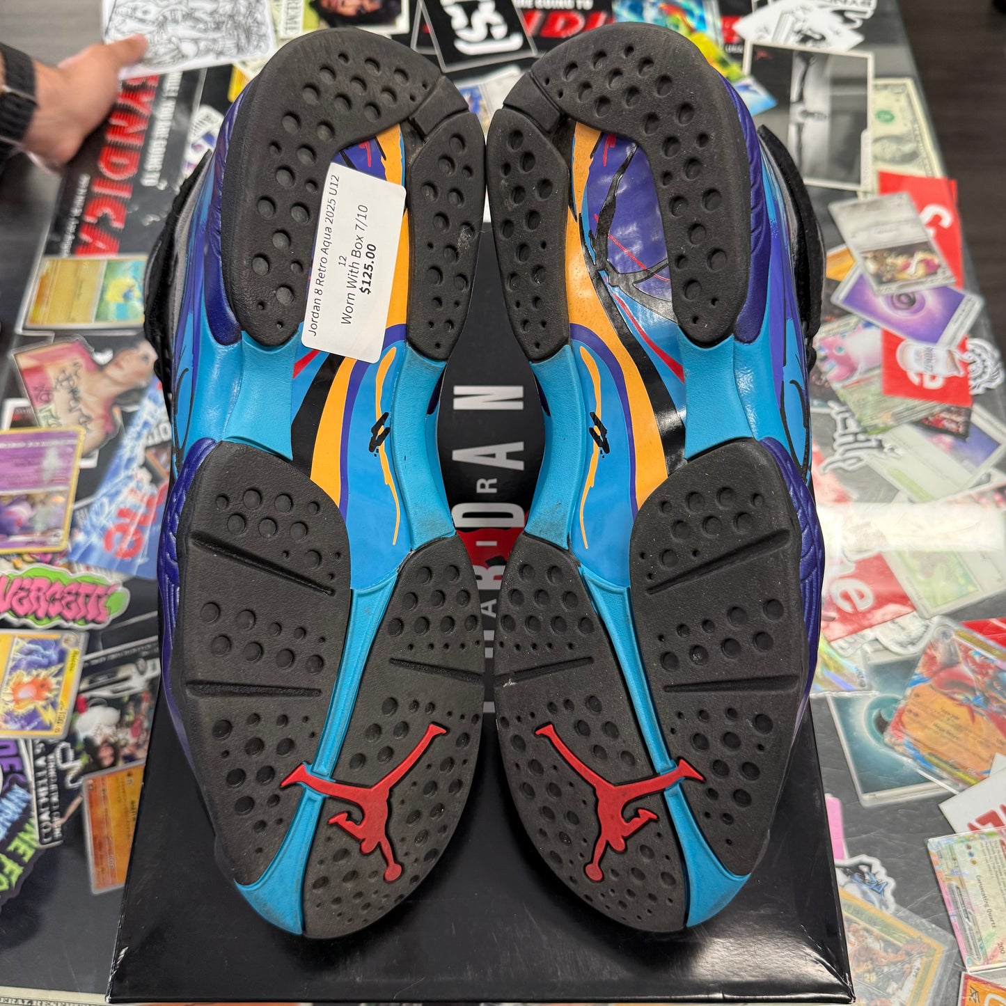Jordan 8 Retro Aqua 2025 U12