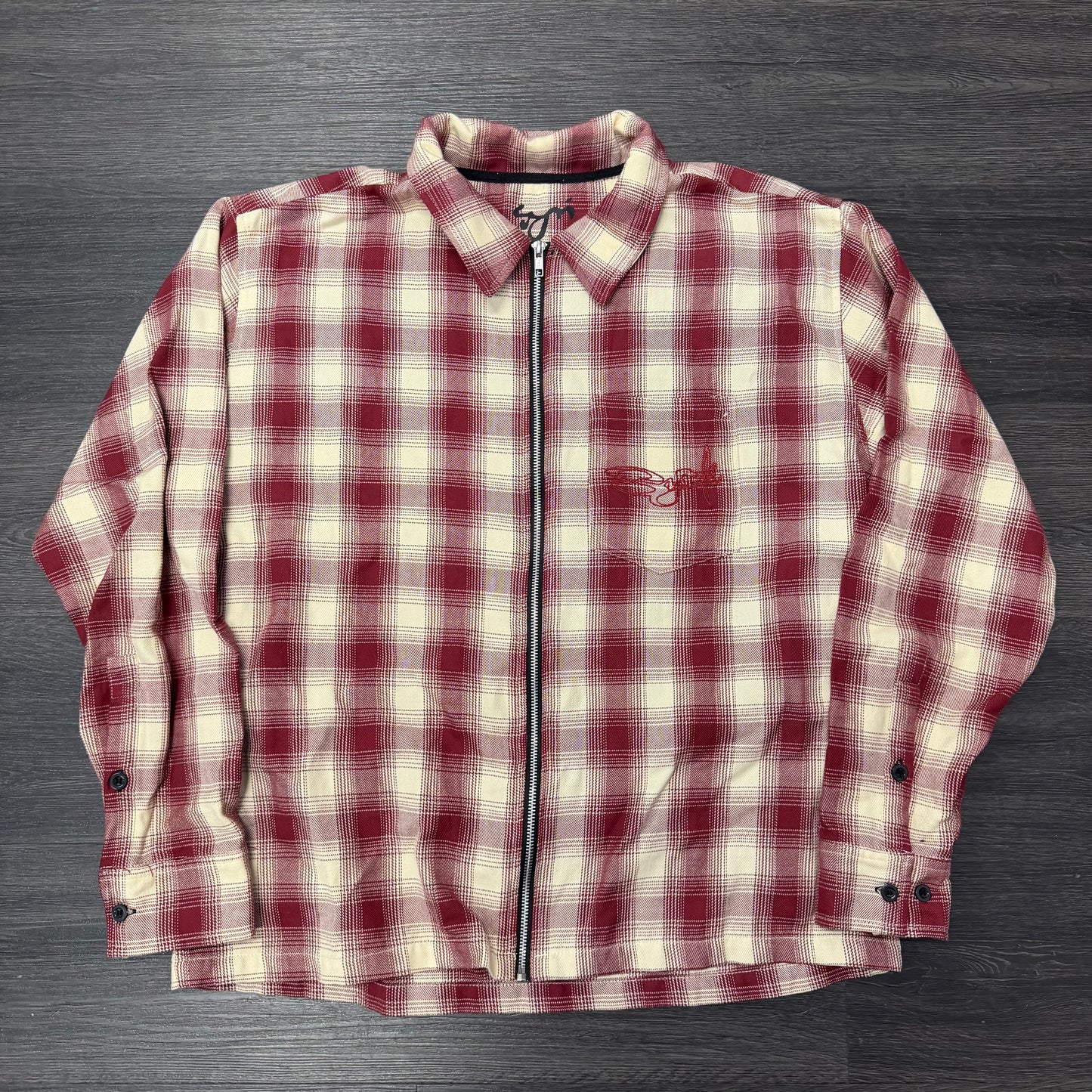 Syndi Flannel Zip Up
