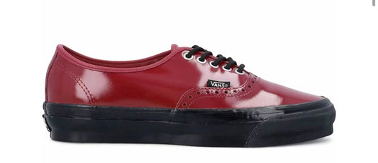 Vans OTW Authentic 44 Siped Vibram Gloss Leather Brogue Bordeaux