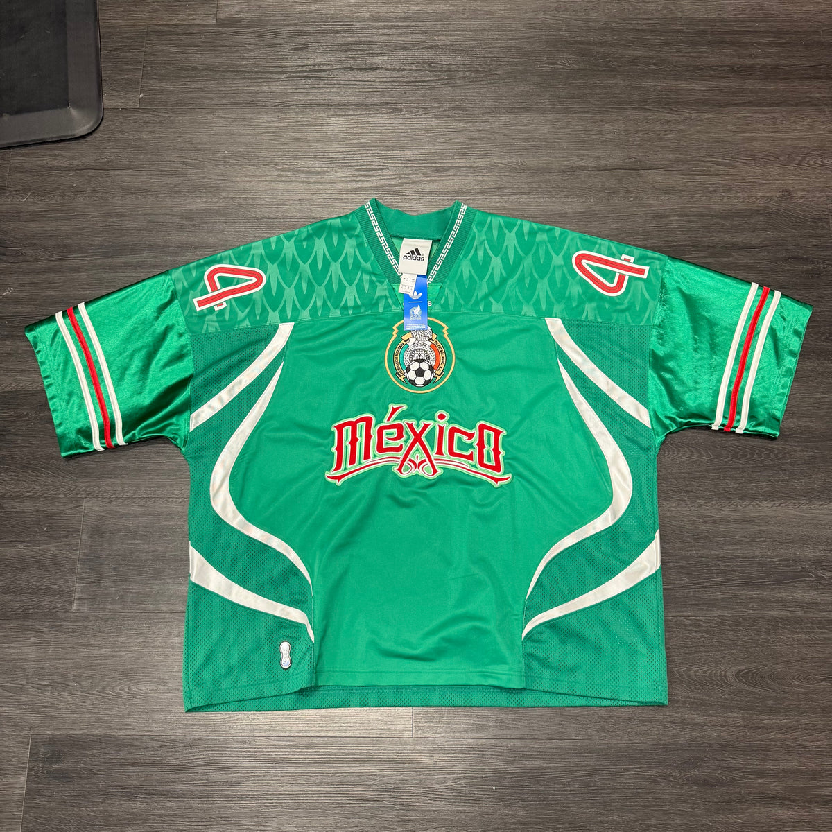 adidas Bringbacks Remixed Mexico Jersey Bold Green