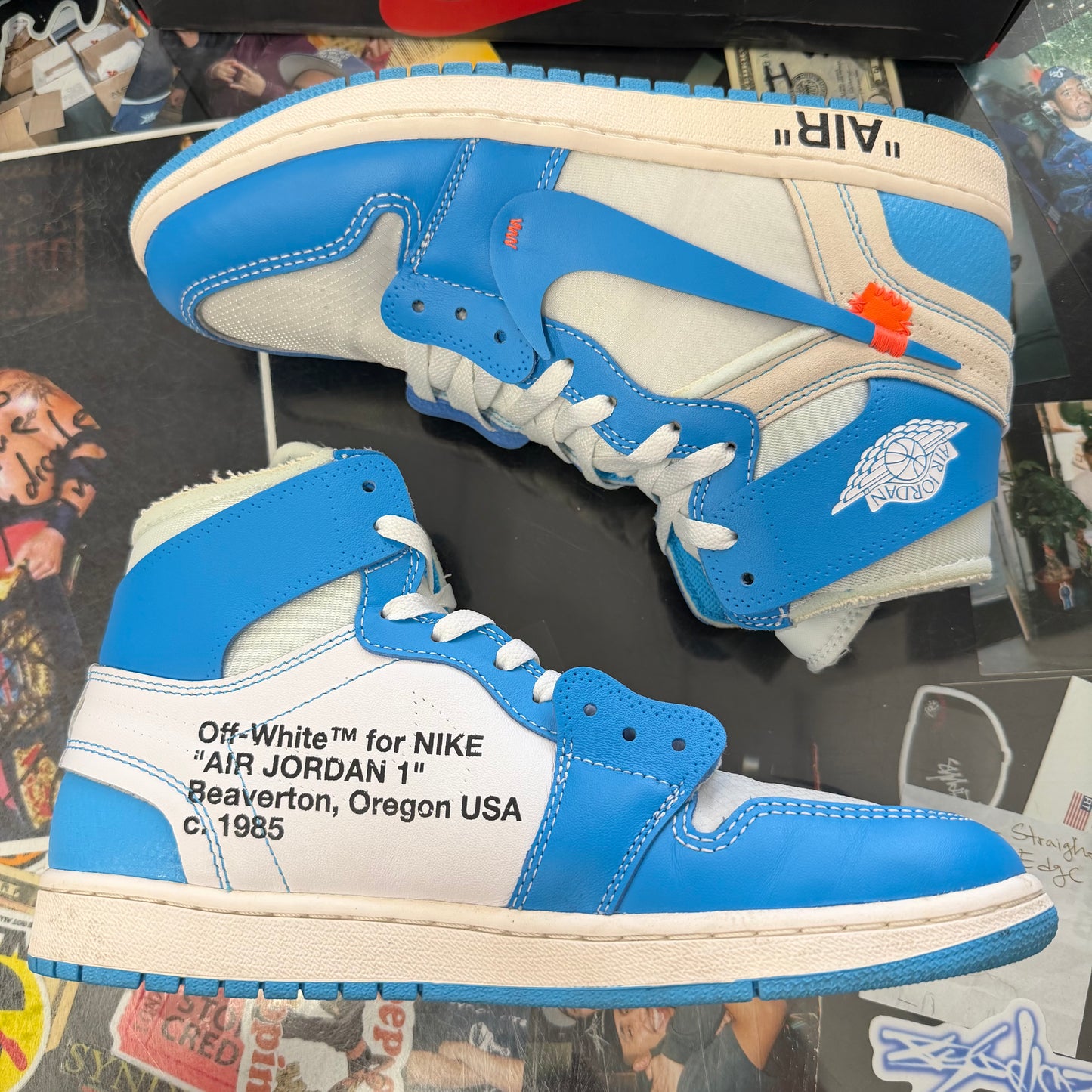 Jordan 1 Retro Off White University Blue U10