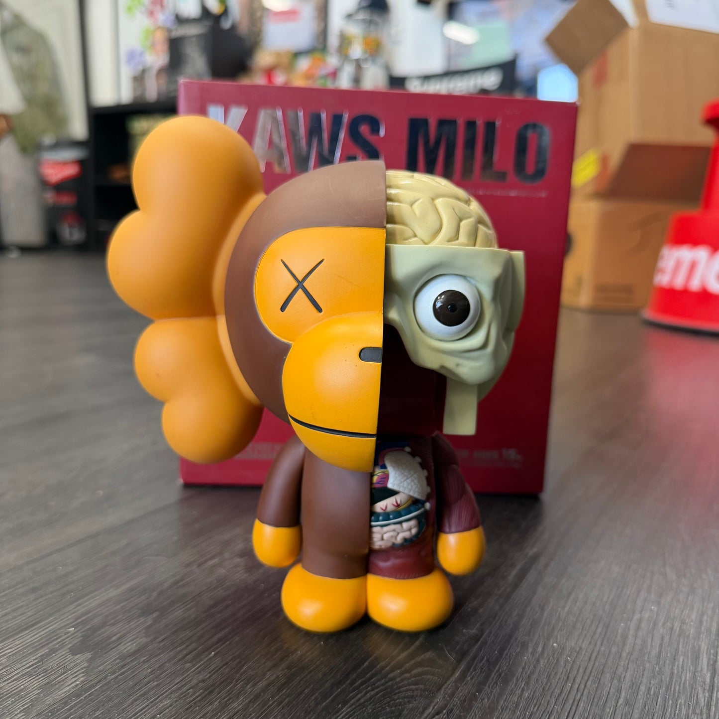 KAWS Bape Dissected Baby Milo Brown