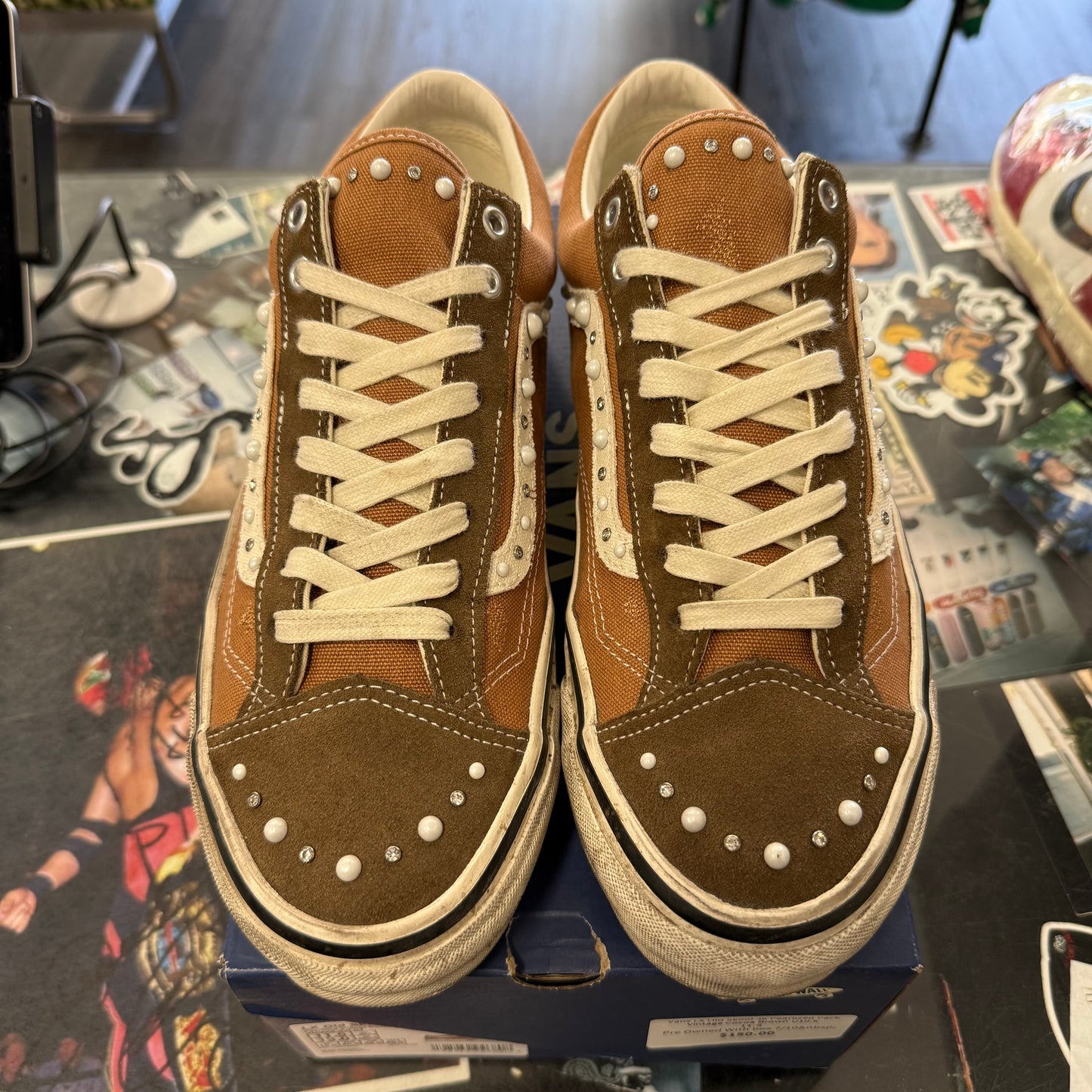 Vans LX Old Skool 36 Pearlized Pack Vintage Cocoa Brown U11.5