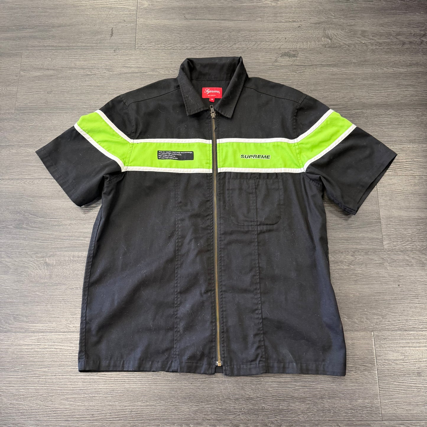 Supreme Zip Up Work Shirt