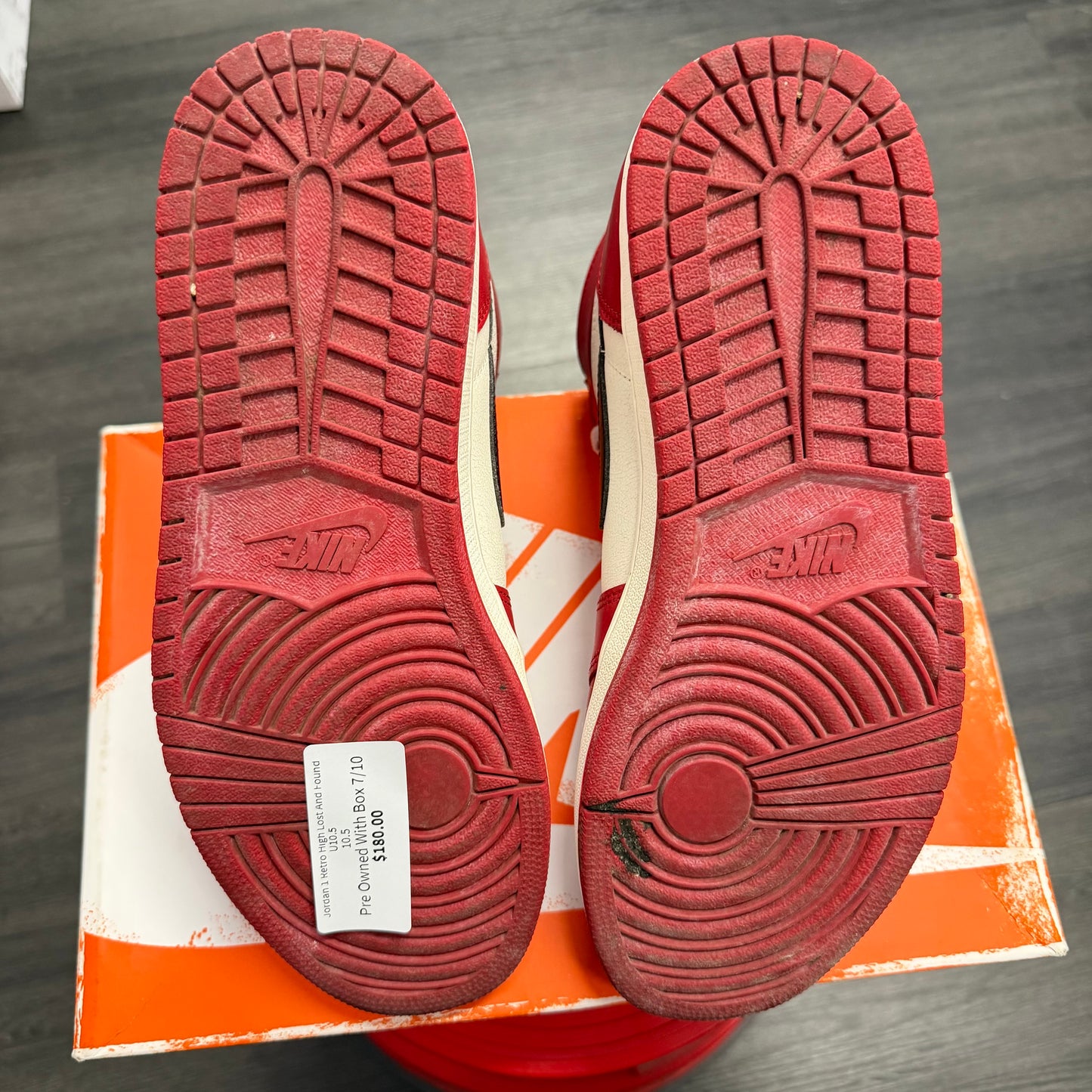 Jordan 1 Retro High Lost And Found U10.5