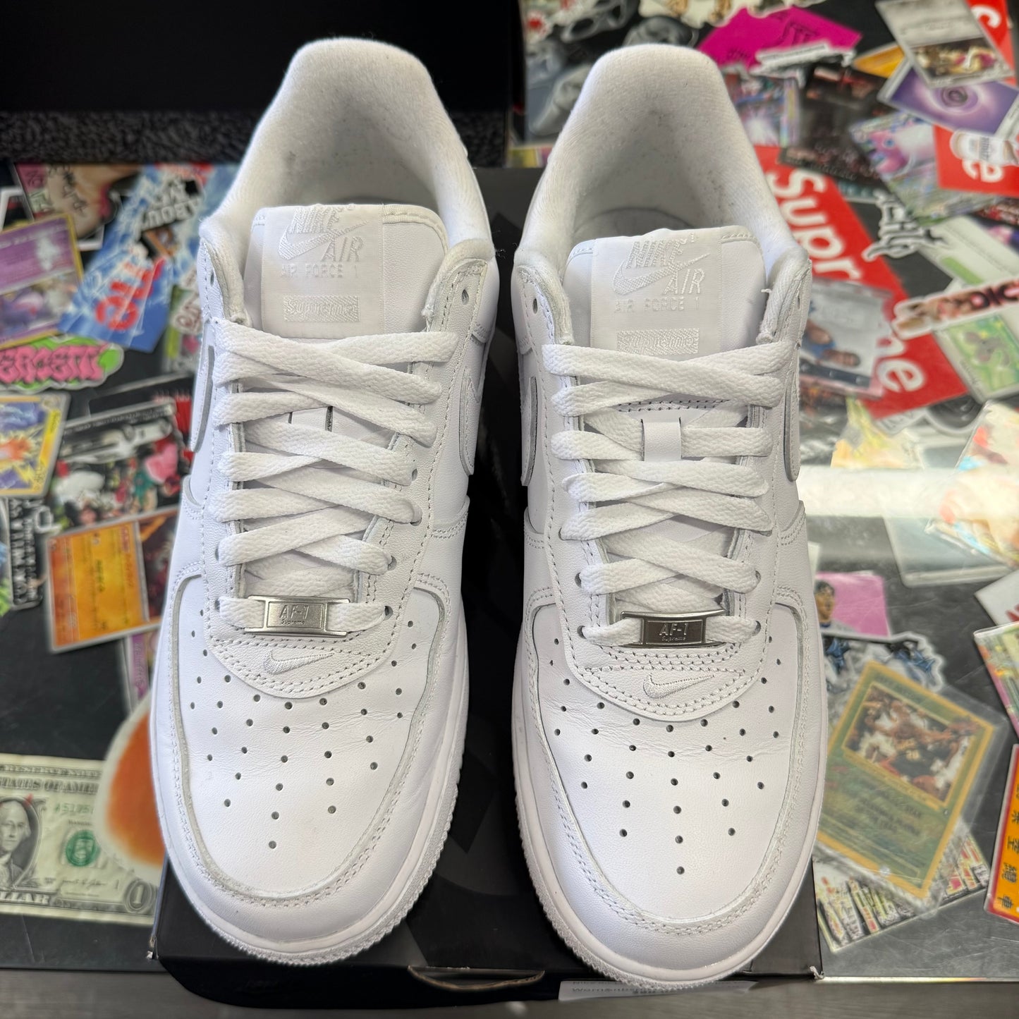 Nike Air Force 1 Supreme White U8