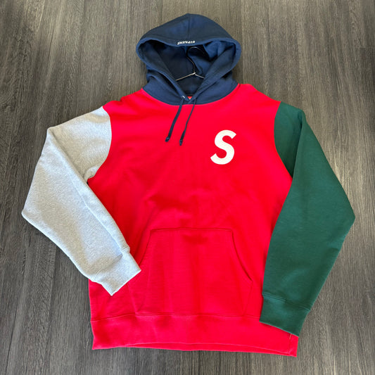 Supreme Colorblock S Logo Hoodie