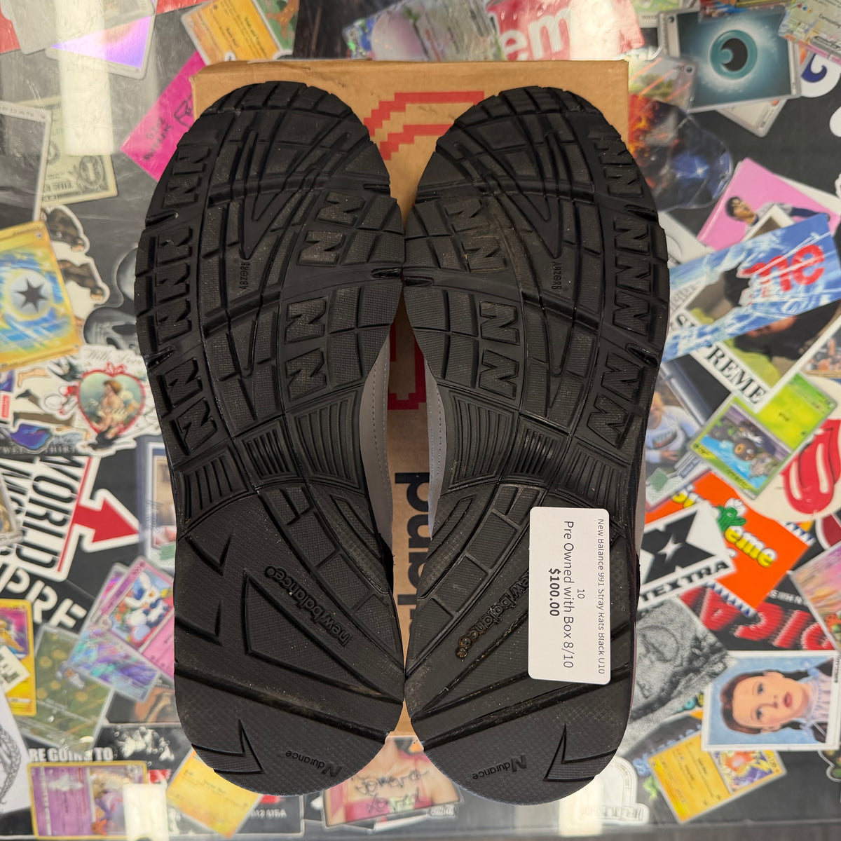 New Balance 991 Stray Rats Black U10