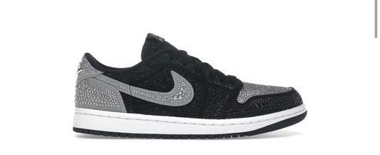 Jordan 1 Retro Low OG Swarovski Stealth Womens