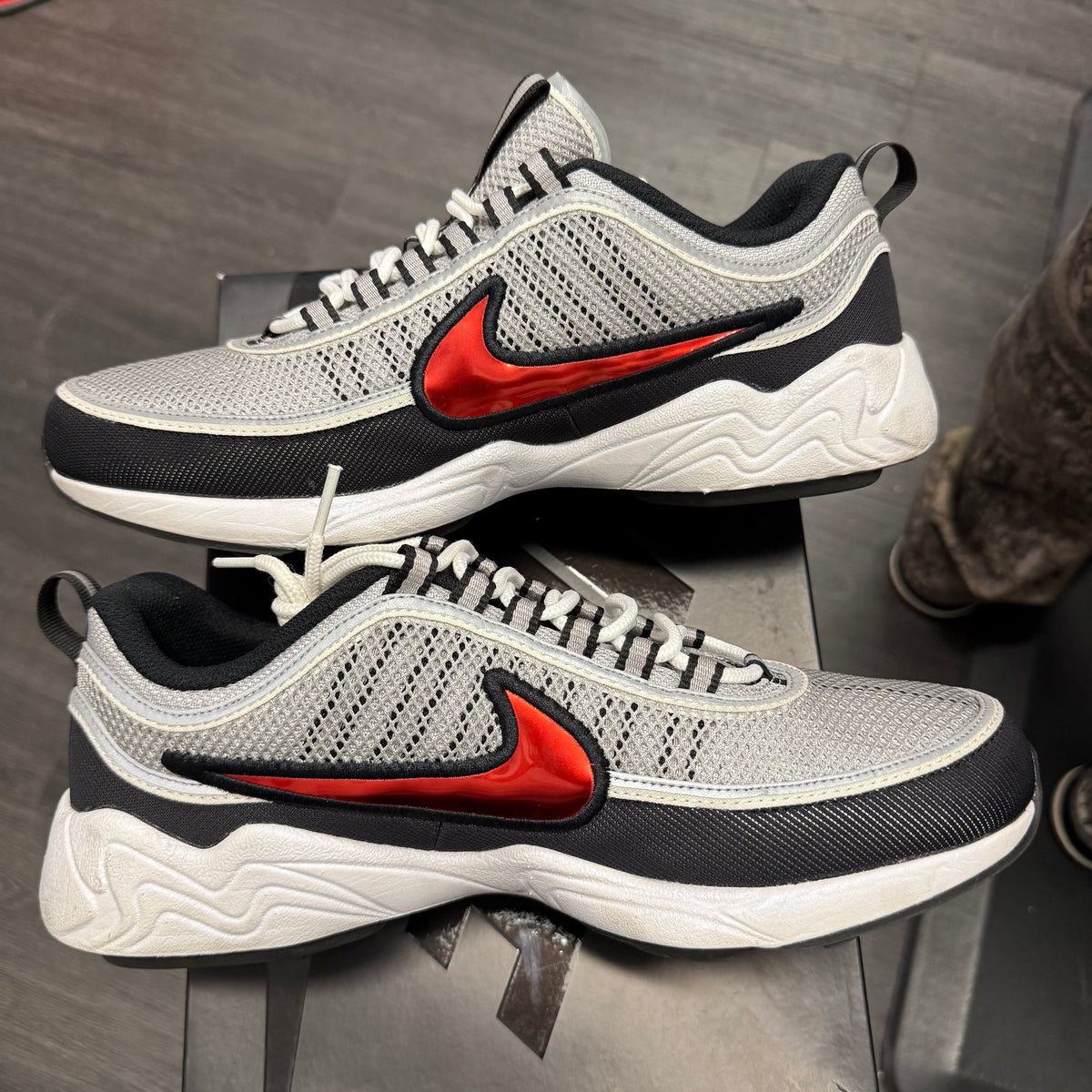Nike Air Zoom Spiridon Og Black Sport Red U