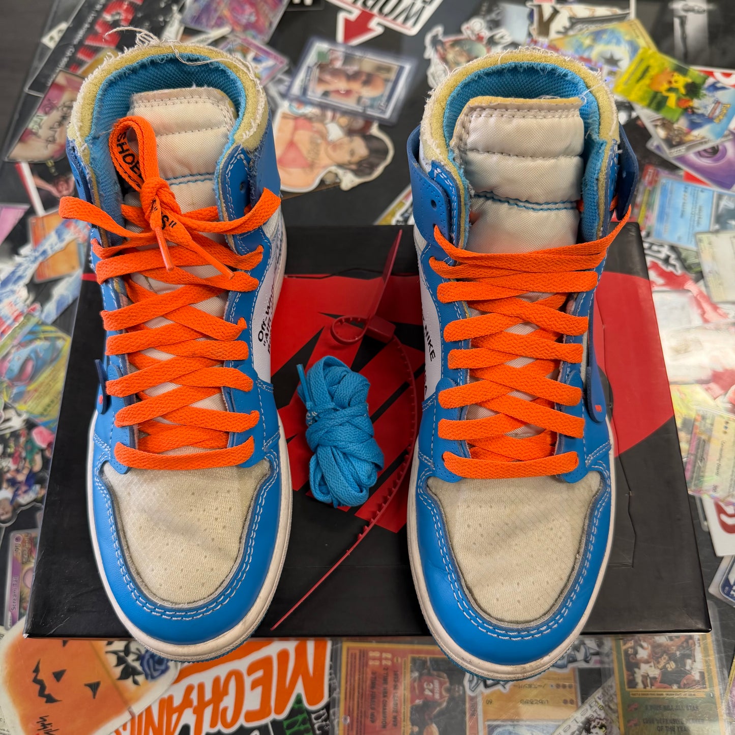 Jordan 1 Retro Off White University Blue U5.5