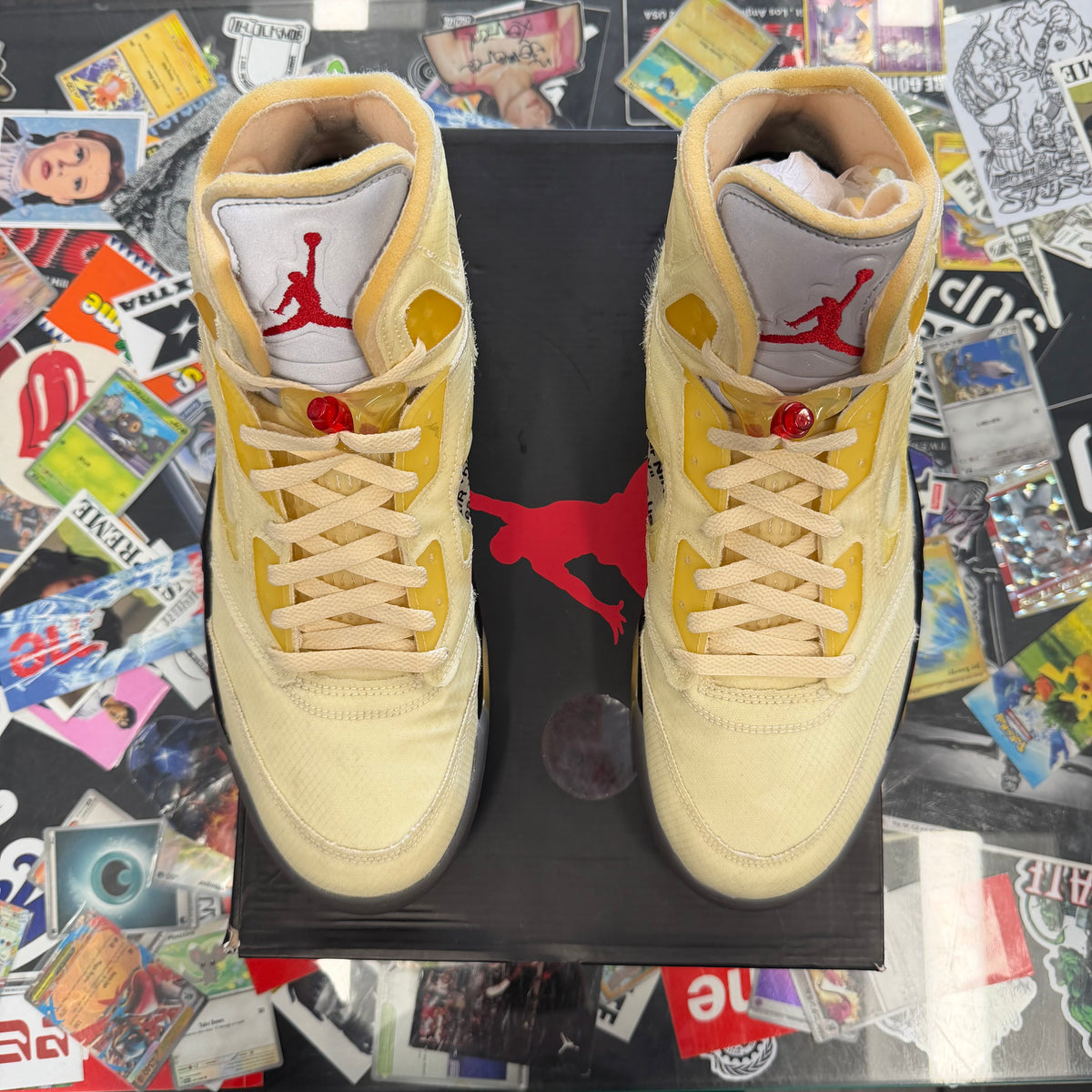 Jordan 5 Retro Off White Sail U14
