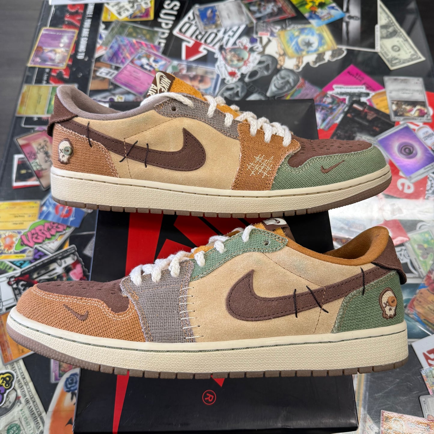 Jordan 1 Low Retro Zion Williamson Voodoo U12.5