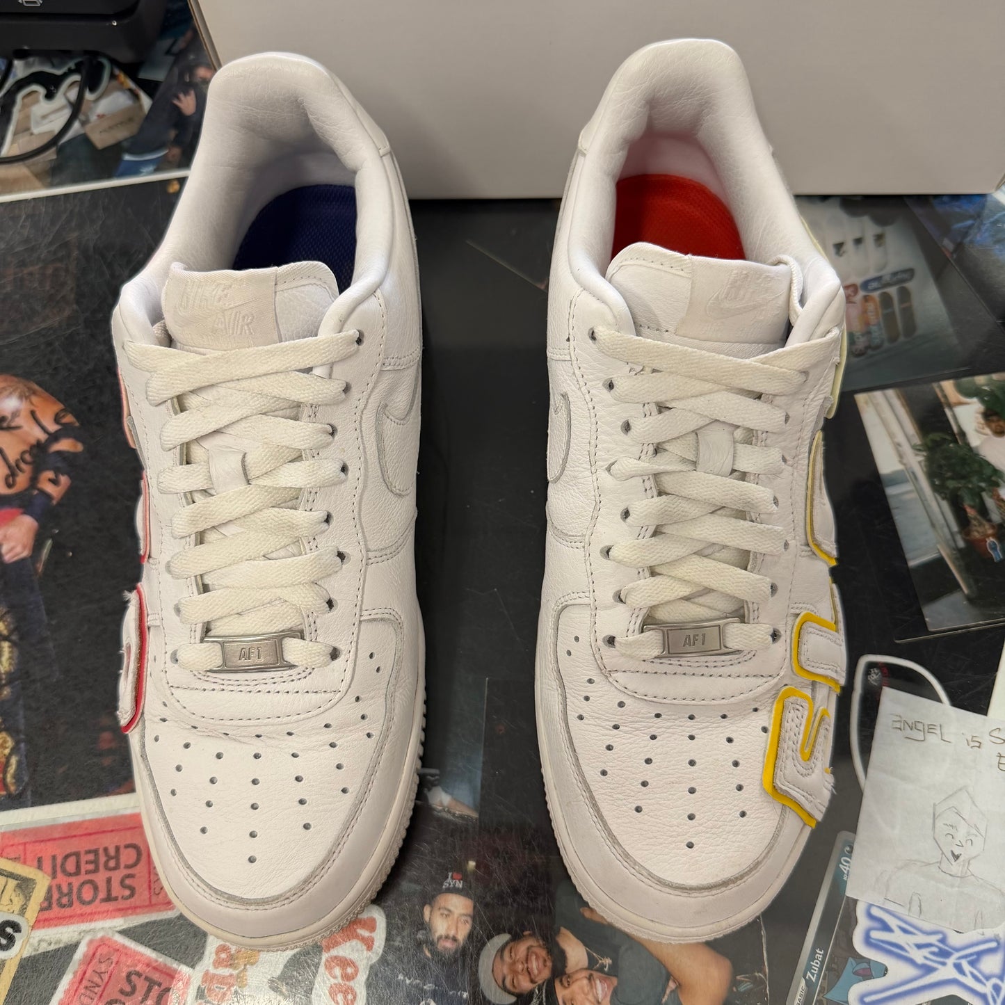 Nike Air Force 1 Low Cactus Plant Flea Market White/Red By You U8.5
