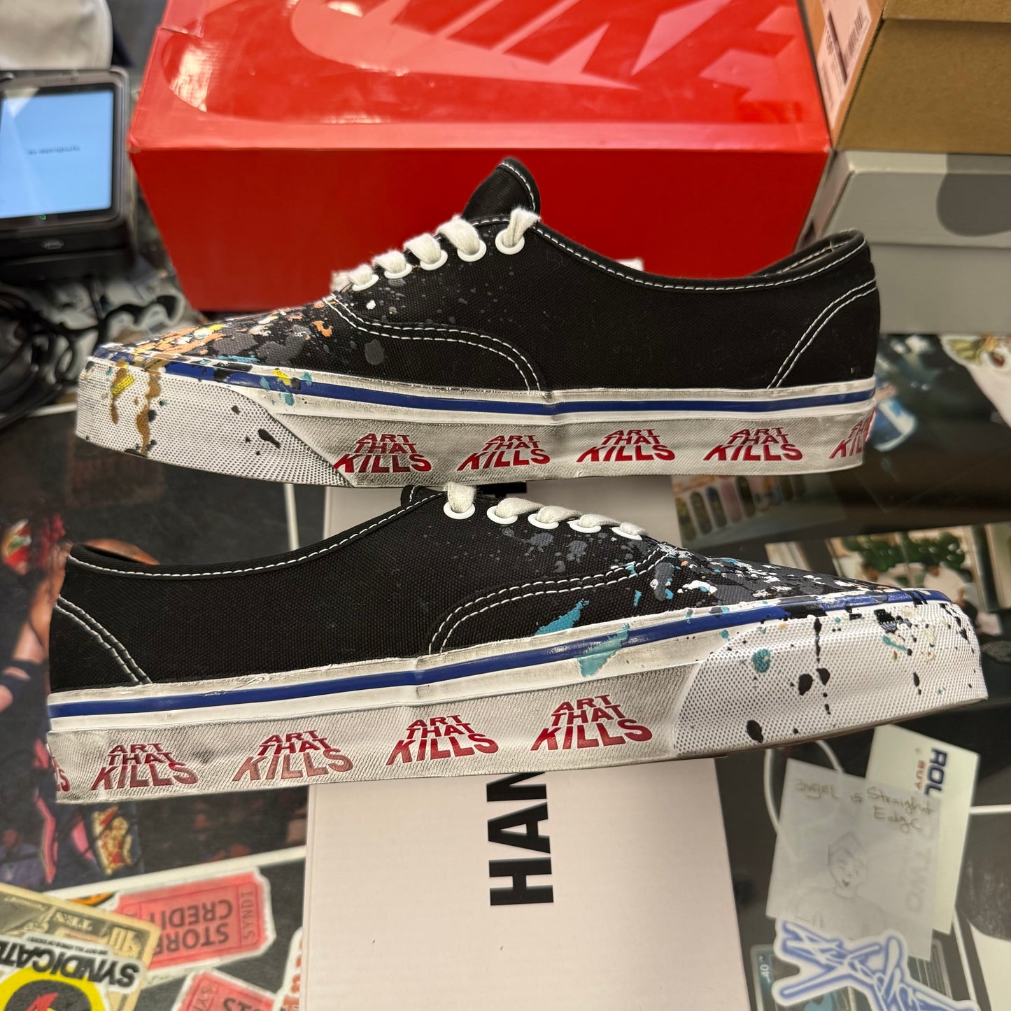 Vans Authentic Reissue 44 Gallery Dept. Art That Kills Black U10.5