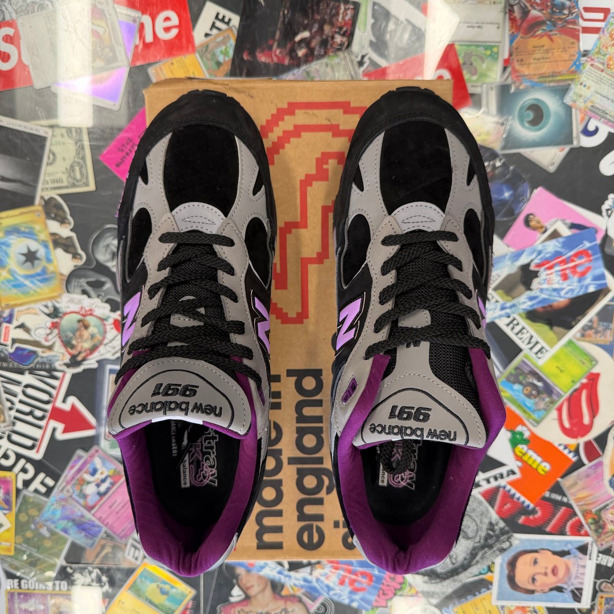 New Balance 991 Stray Rats Black U10