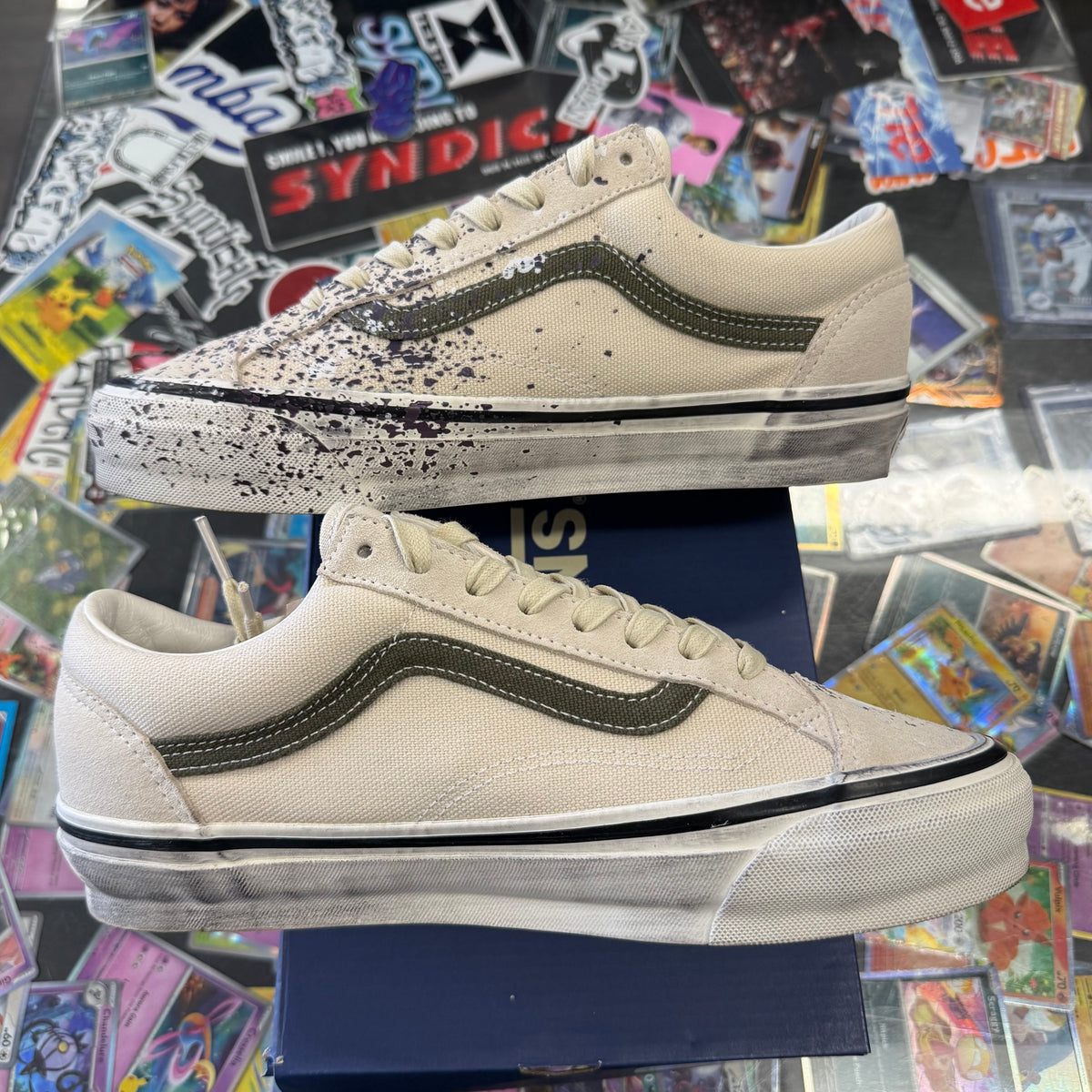 Vans Premium Old Skool 36 Paint Splatter Turtledove U8