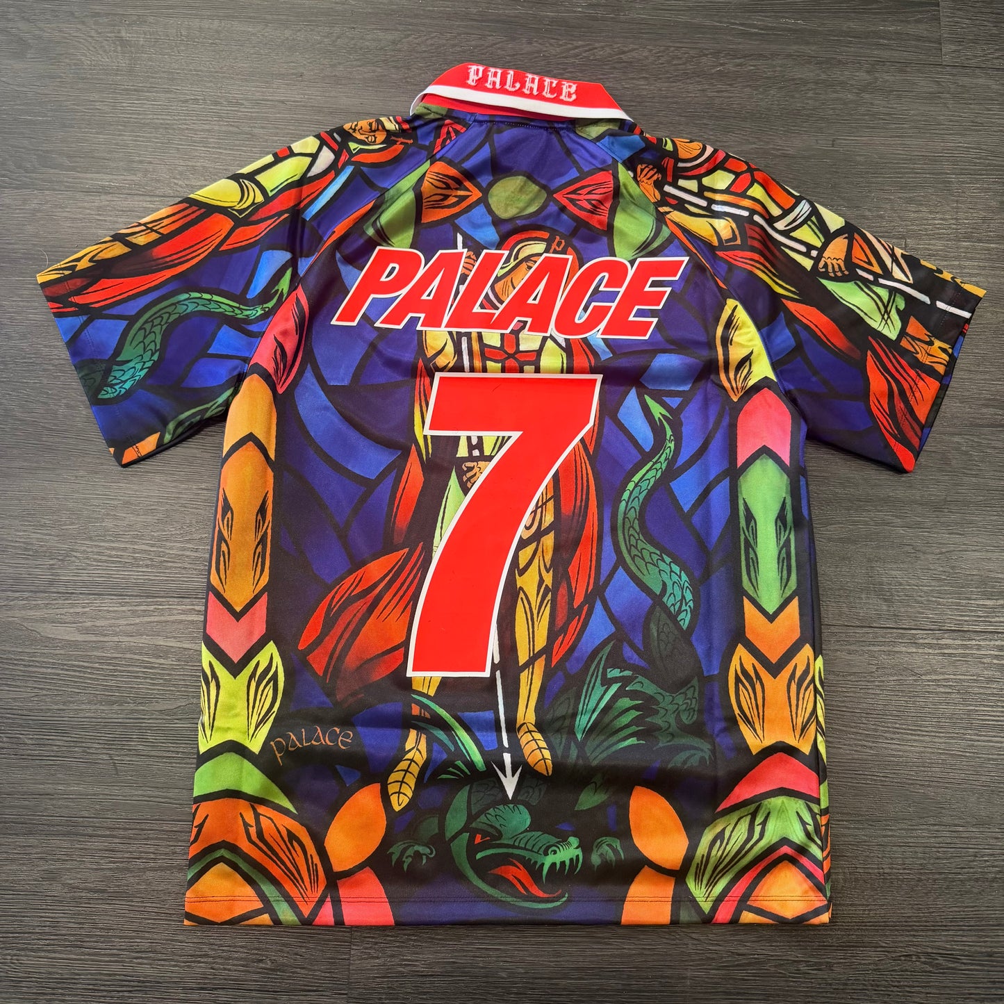 Palace X Nike England Dri Fit Football Jersey