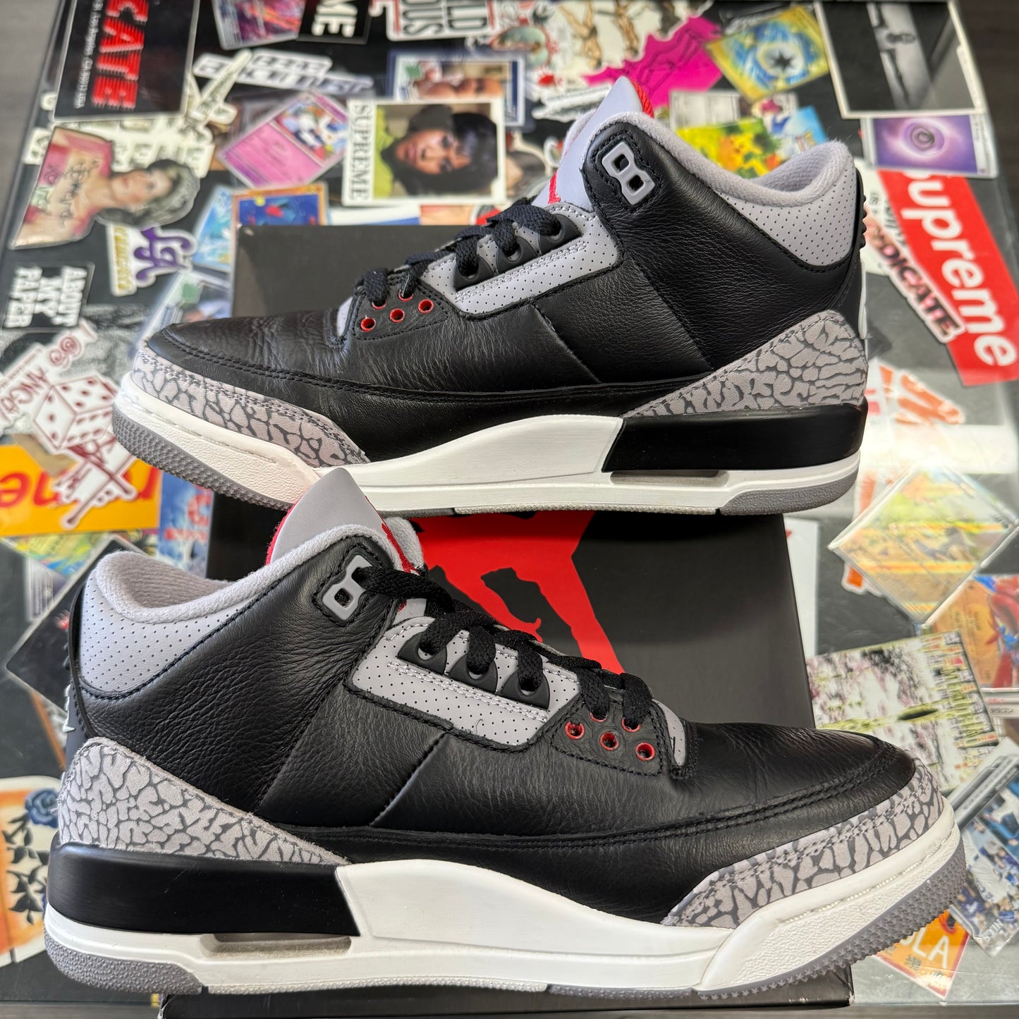 Jordan 3 Retro OG Black Cement (2024) U8.5