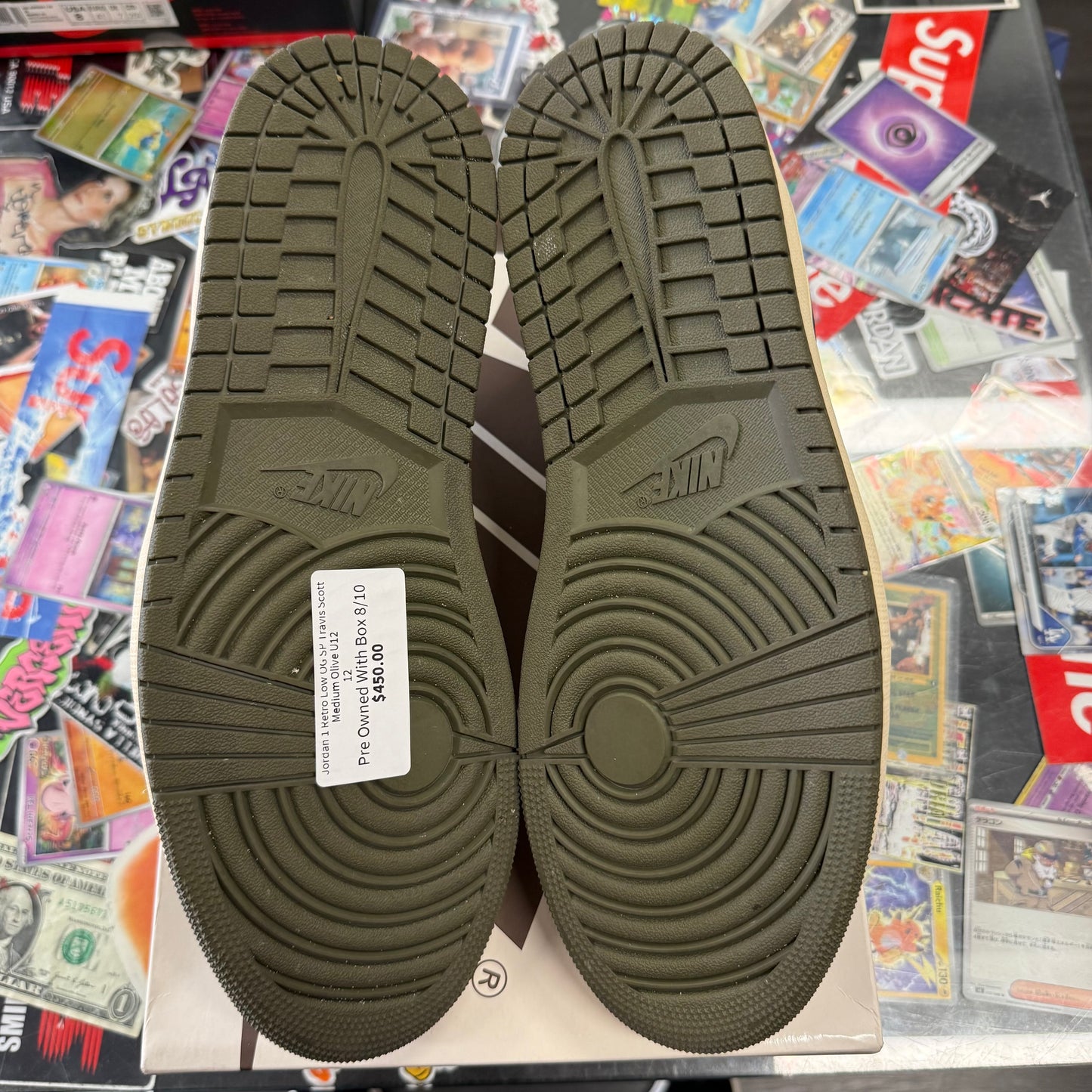 Jordan 1 Retro Low OG SP Travis Scott Medium Olive U12