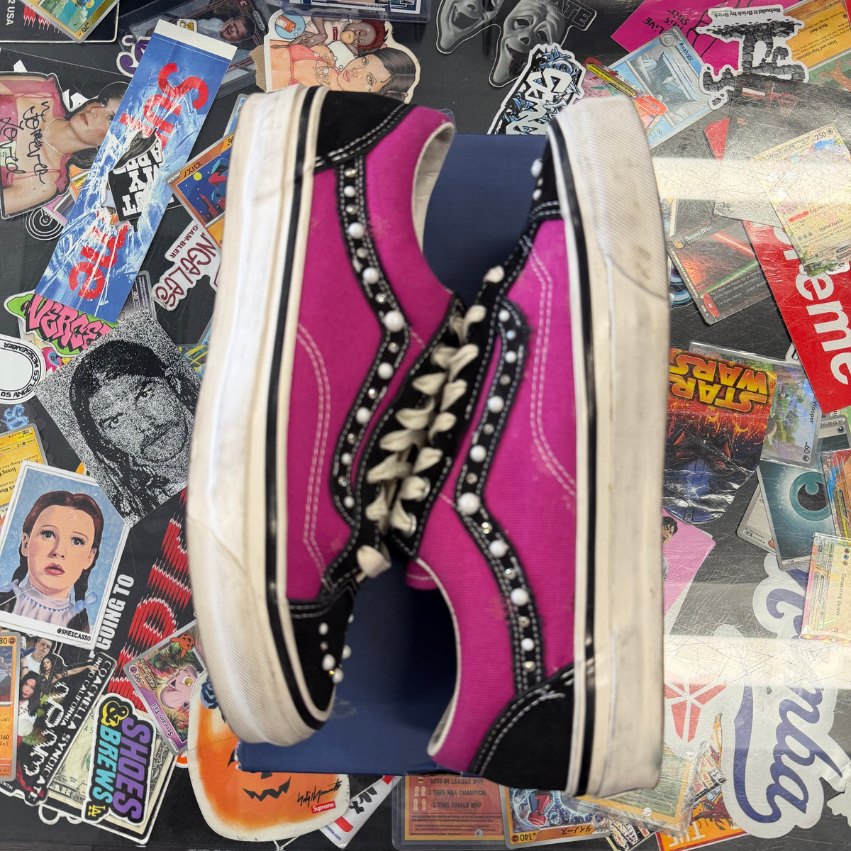 Vans OTW Old Skool 36 Pearlized Pack Fuschia Red U8.5
