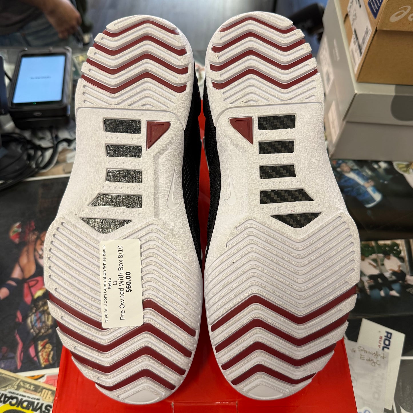 Nike Air Zoom Generation White Black Retro