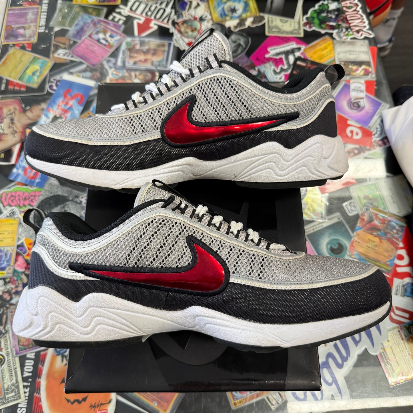 Nike Air Zoom Spiridon Og Black Sport Red U
