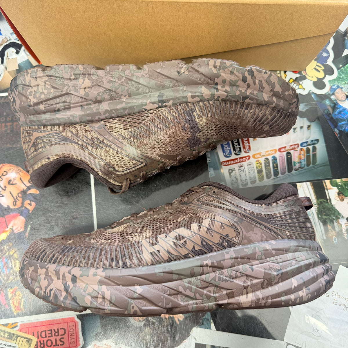 Hoka One One Bondi 7 BEAMS Chestnut
