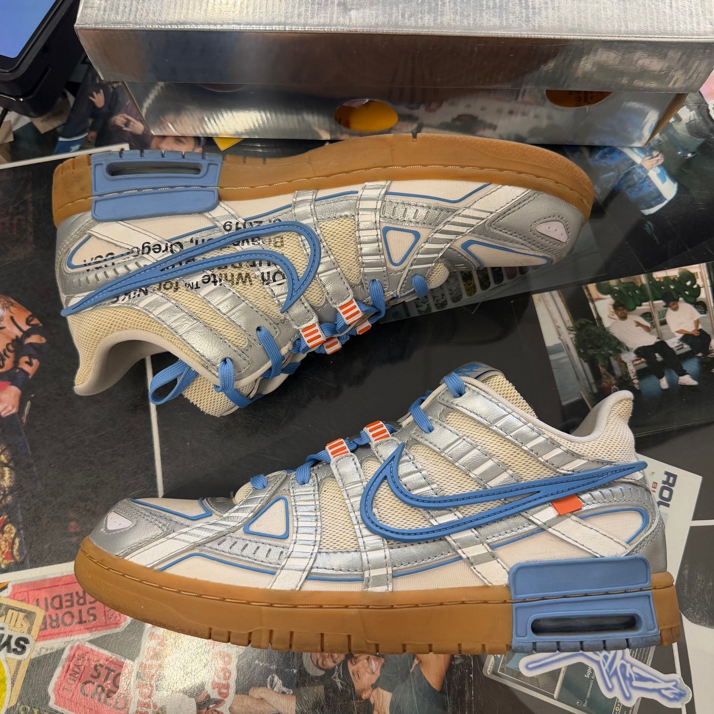 Nike Air Rubber Dunk Off-White UNC U11