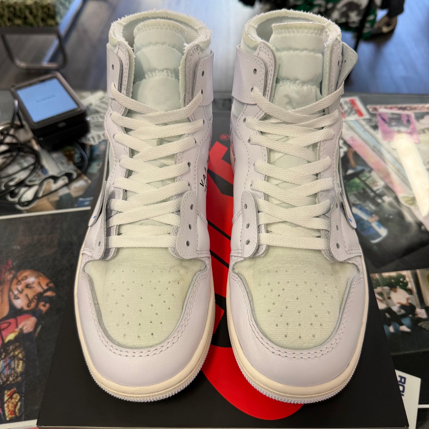 Jordan 1 Retro High Virgil Abloh Archive Alaska U9.5