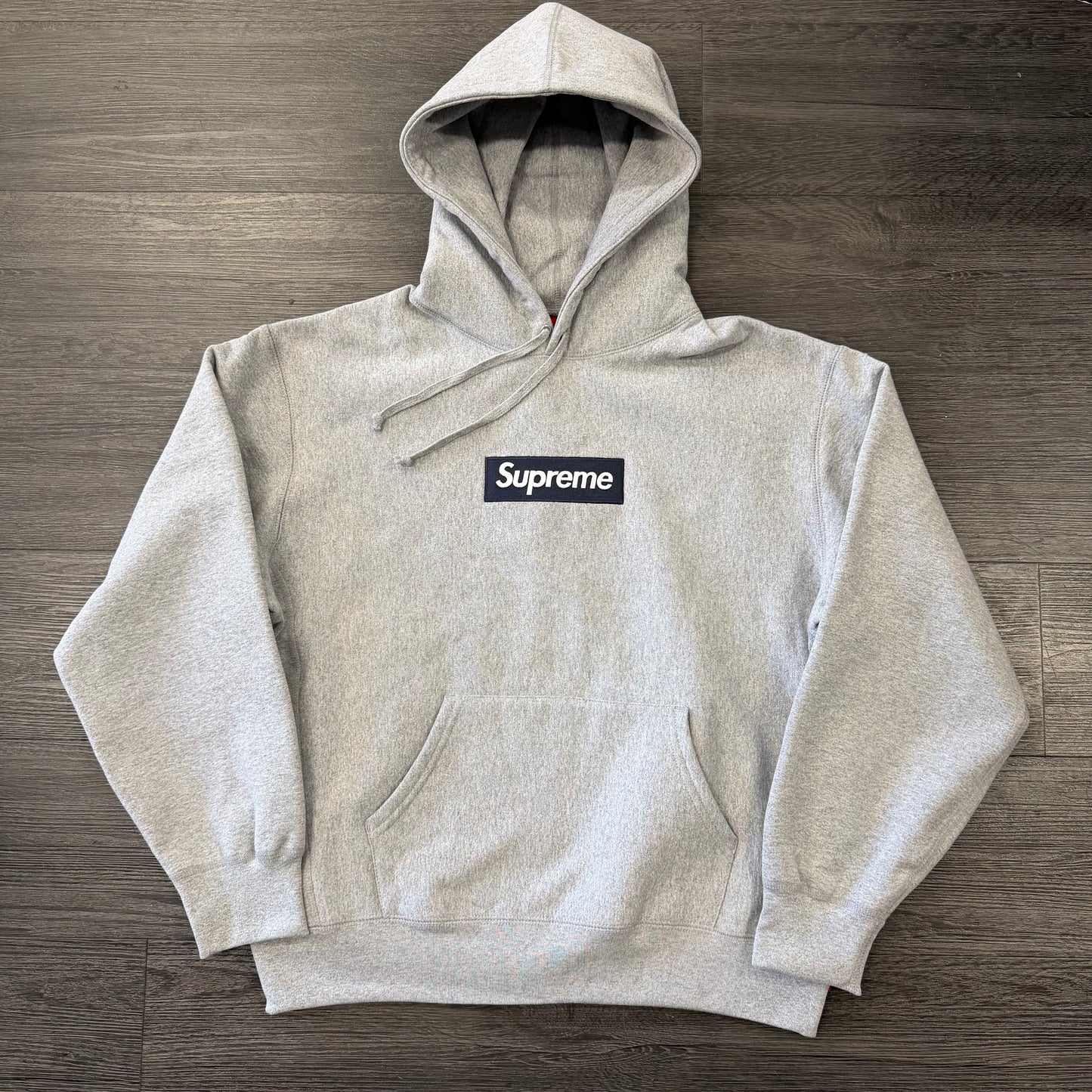 Supreme Box Logo Hooded Sweatshirt (FW25) Heather Grey