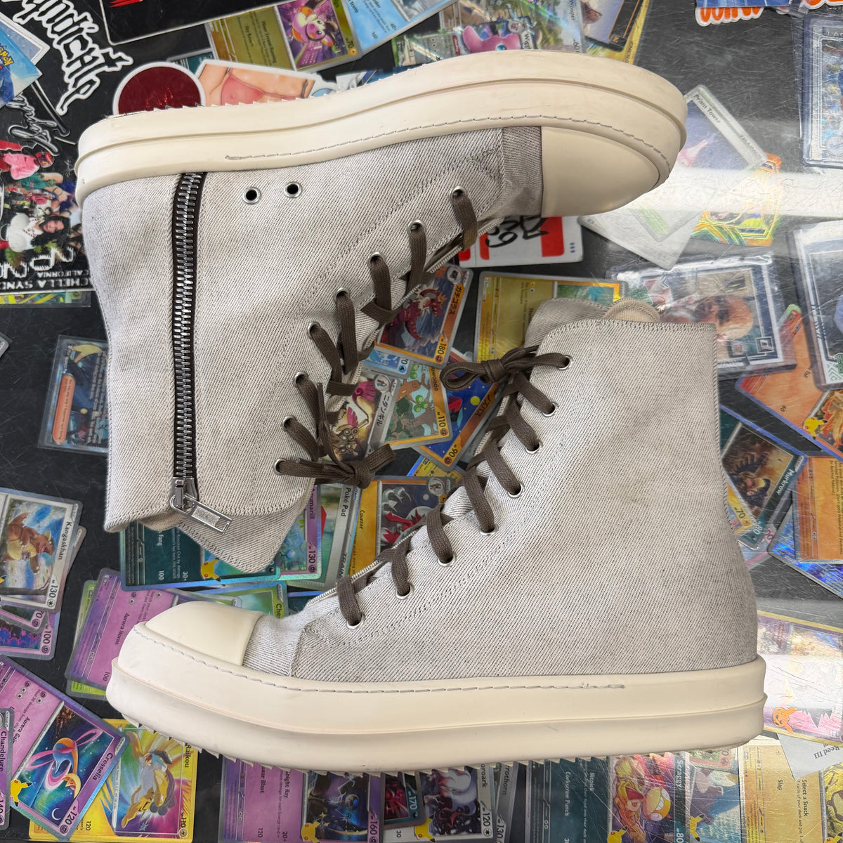 Rick Owens Drkshdw Hi  Ramones Canvas