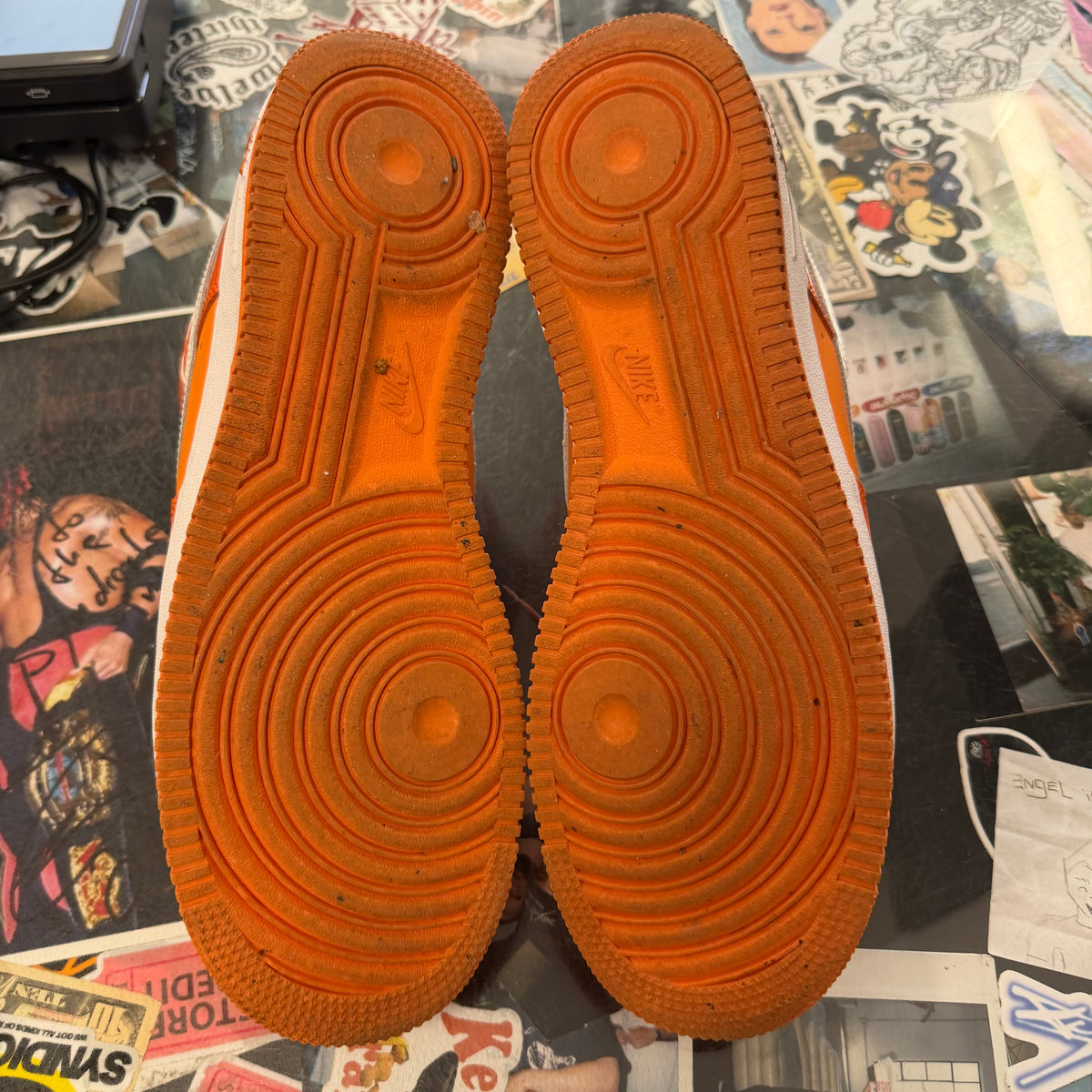 Nike Air Force 1 Low '07 Orange White Patent